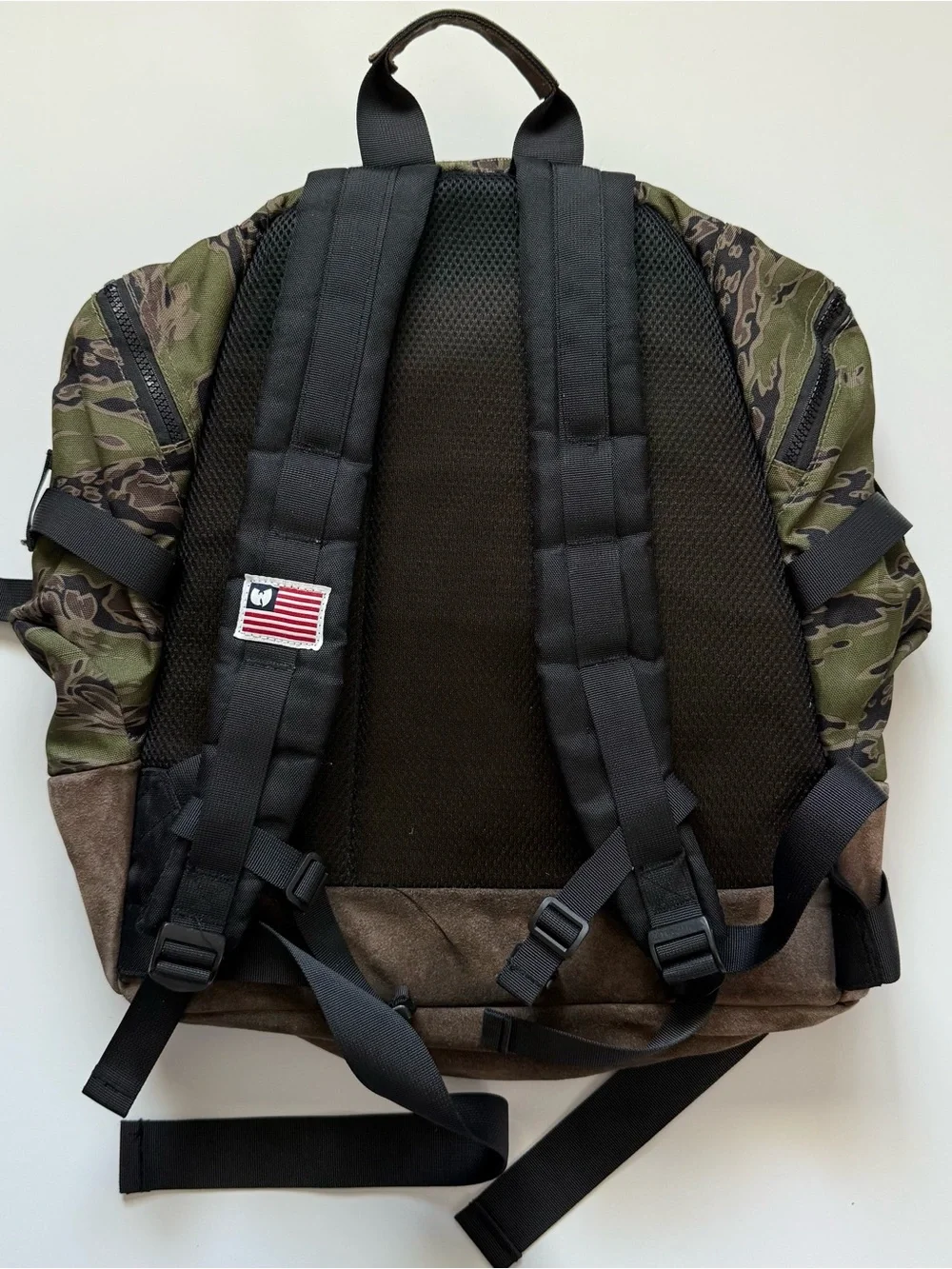 🔴Wu-Tang Camouflage Backpack Authentic WuTang Brand Ltd Iron Flag Rza Gza